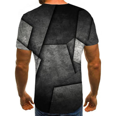 Black irregular 3D texture shirt special texture Casual different men art costume Casual