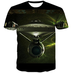 tshirt Airship air ship 3D tshirt flying ship men art costume Cool