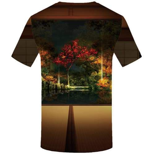 
Meditation T shirts Men Buddha Tshirt Printed Forest Tshirts Cool Flower T shirts Funny Harajuku Shirt Print Short Sleeve - KYKU
                
