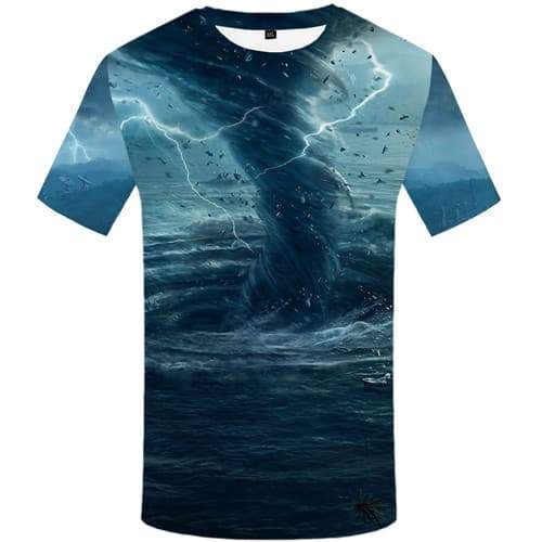 
Coconut Tree T-shirt Men Ocean T shirts Funny Lightning T-shirts Graphic Vortex Tshirt Printed Mountain T-shirts 3d Short Sleeve - KYKU
                