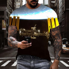 Airship shirt Print clothes air ship art costume Cool flying ship men