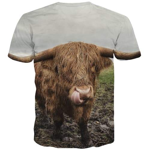 
Cattle T-shirt Men Animal T-shirts Graphic Harajuku Tshirt Anime Funny Tshirts Casual Lovely Tshirts Cool Short Sleeve Hip hop - KYKU
                