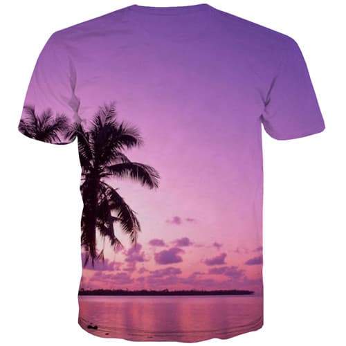 
Coconut Tree T-shirt Men Nebula T-shirts 3d Sky Shirt Print Purple Tshirt Printed Harajuku T-shirts Graphic Short Sleeve Hip hop - KYKU
                