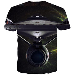 t shirt Airship air ship Casual Casual flying ship men art costume