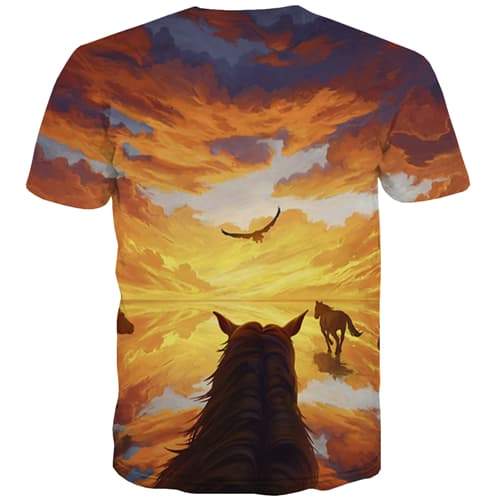 
Animal T shirts Men Graffiti Tshirts Cool Sunset Shirt Print Funny Tshirts Novelty Harajuku Tshirt Anime Short Sleeve Full Print - KYKU
                
