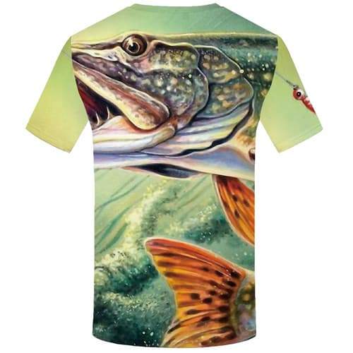 
Fish T-shirt Men Animal Tshirts Casual Fishinger Tshirt Anime Art Shirt Print Tracksuits Tshirt Printed Short Sleeve Fashion - KYKU
                