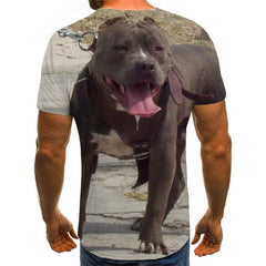 dog shirts Casual shirt 3D Puppy Cute animal art costume Cool big Smart dogs men's