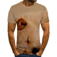 dog t shirts Puppy Cute animal top tee art costume big Smart dogs Cool men's