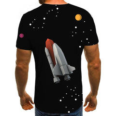 Airship t shirt air ship tee top flying ship art costume Casual men