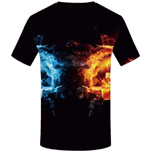 
Yin Yang T shirts Men Black Tshirt Anime Flame Tshirts Novelty Water Shirt Print Harajuku Tshirts Casual Short Sleeve Fashion - KYKU
                