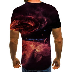 shirt abstract  personality Cool  fun geometric colorful art Cool men's art costume