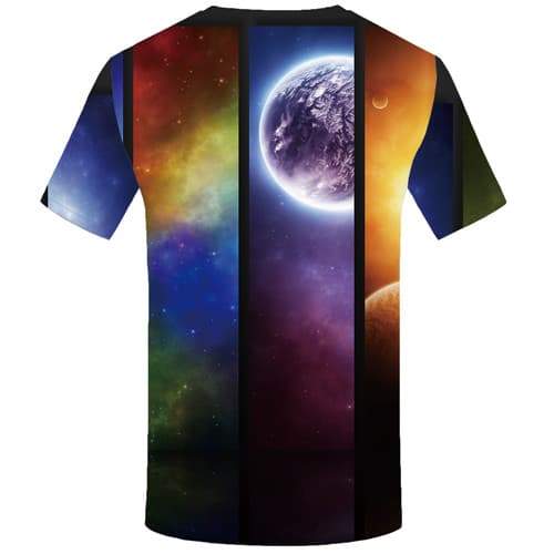 
Colorful T shirts Men Galaxy Space T-shirts 3d Moon Tshirts Cool Nebula T-shirts Graphic Gothic Tshirts Novelty Short Sleeve - KYKU
                