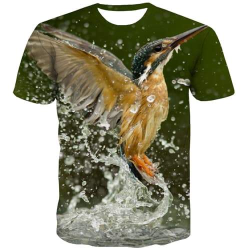 
Animal T shirts Men Bird T-shirts Graphic Water Tshirts Cool Funny Tshirts Casual Anime Clothing Shirt Print Short Sleeve - KYKU
                