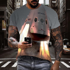 Airship tshirt air ship tee shirt flying ship men Casual art costume