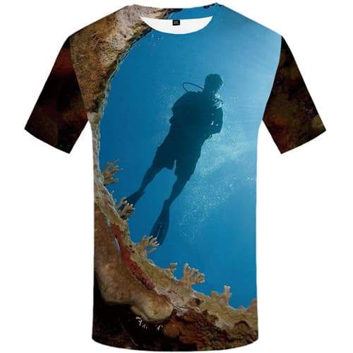 
Eye T shirts Men Refraction Tshirts Novelty Fish Tshirts Cool Ocean Tshirt Printed Harajuku Shirt Print Short Sleeve T shirts - KYKU
                