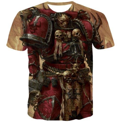 
Skull T shirts Men Military Shirt Print Punk Rock Tshirts Cool Metal Tshirts Novelty Hip Hop T-shirts Graphic Short Sleeve - KYKU
                