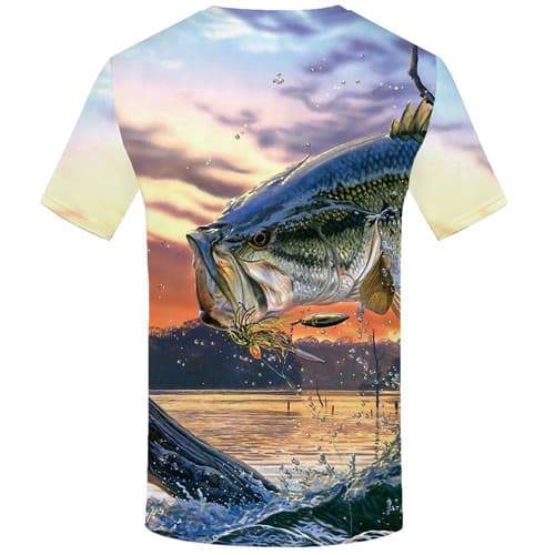 
Fish T shirts Men Tropical Tshirt Printed Squid T shirts Funny Animal T-shirts 3d Nebula Tshirts Casual Short Sleeve Hip hop - KYKU
                