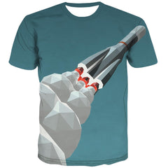 tshirt Airship air ship Funny 3D t shirt Casual men flying ship art costume
