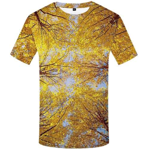 
Forest T-shirt Men Tree Tshirts Novelty Harajuku Tshirts Casual Yellow T-shirts 3d Gothic T-shirts Graphic Short Sleeve Hip hop - KYKU
                