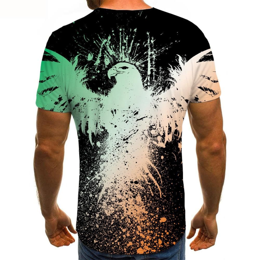 
Eagle T-shirt Men Animal Tshirt Printed Colorful Tshirts Casual Graffiti Anime Clothes
                