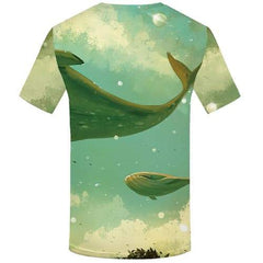 Shark T shirts Men Animal Tshirt Anime Art Tshirts Cool Graffiti Tshirts Casual Retro Tshirts Novelty Short Sleeve summer Men - KYKU