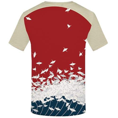 
Wave T shirts Men Animal Tshirt Anime Moon T-shirts 3d Art Tshirt Printed Cartoon Shirt Print Short Sleeve Fashion Men Tee Slim - KYKU
                