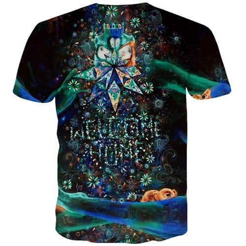 
Psychedelic T shirts Men Animal T-shirts 3d Abstract T shirts Funny Letter Tshirt Printed Colorful Tshirts Casual Short Sleeve - KYKU
                