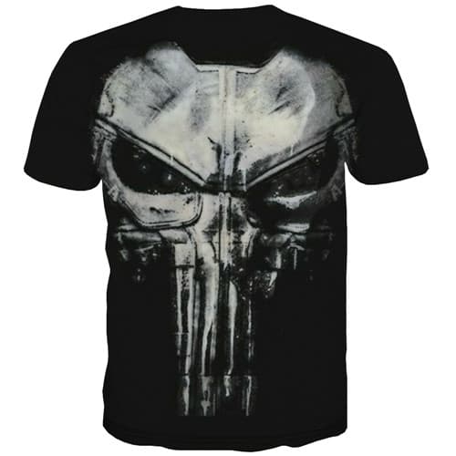 
Skull T-shirt Men Metal Tshirt Anime Punk Rock Tshirts Casual Black T-shirts 3d Short Sleeve Hip hop Men Tops Streetwear - KYKU
                