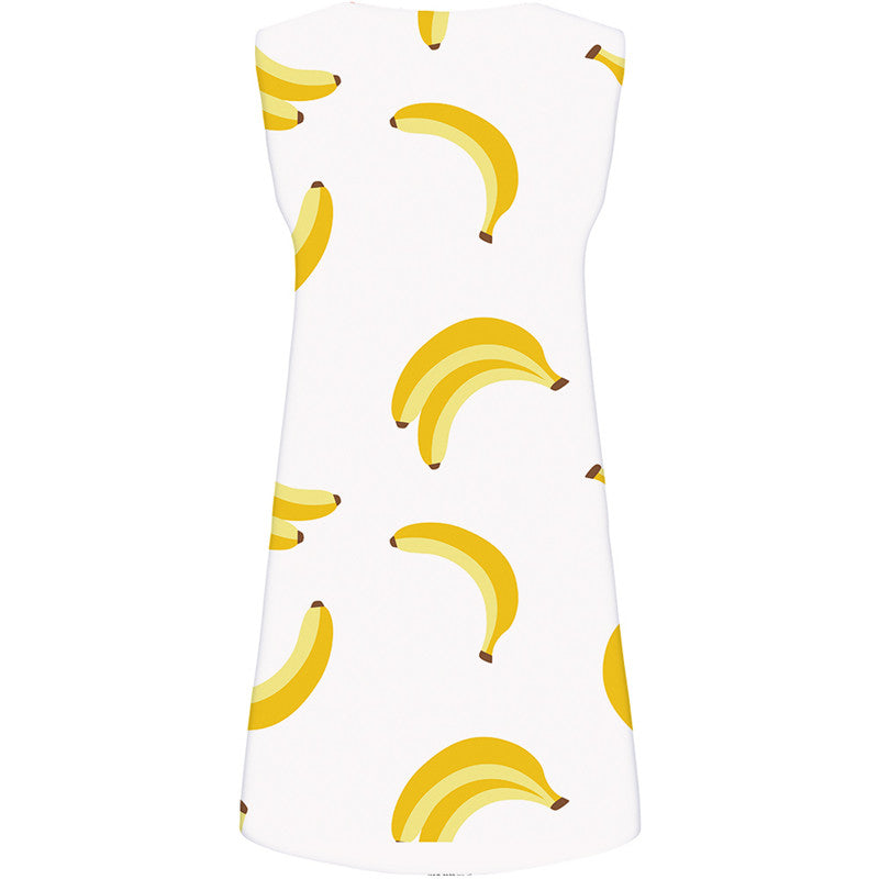 
Banana Dress Women Harajuku Office White 3d Print Funny Tank Womens Clothing Vintage
                