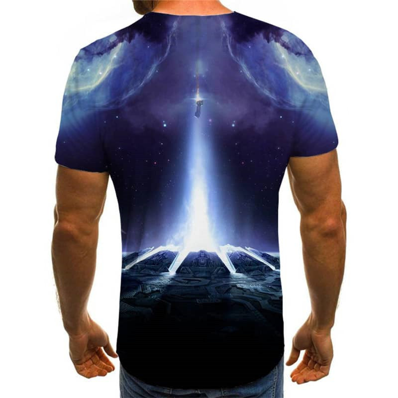 
shirt abstract  personality clothing  Casual art costume men's fun geometric colorful art
                