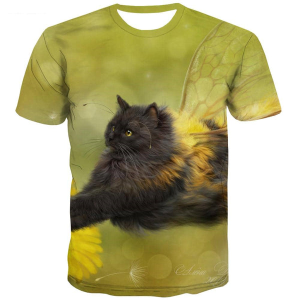 kitten shirt 3D tshirt cat Cool art costume men pet