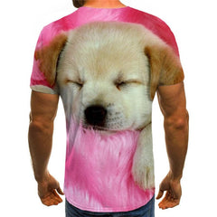 Golden Retriever dog shirts Casual Puppy Cute Pets art costume Cool big Smart dogs man