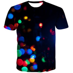 little lantern t shirts Novelty 3D shirt festival Christmas men Cool art costume