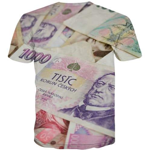 
Money T-shirt Men Harajuku Tshirts Novelty Czech Republic Tshirt Anime Abstract Shirt Print Gothic T-shirts 3d Short Sleeve - KYKU
                