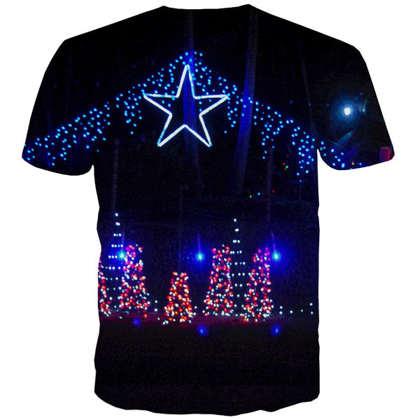 
street lighting t shirt tee shirt festival art costume Christmas men Cool
                