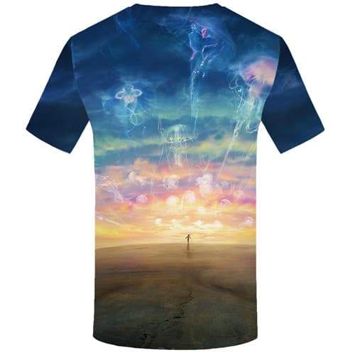 
Jellyfish T shirts Men Character Tshirt Anime Psychedelic Shirt Print Galaxy T-shirts Graphic Nebula Tshirts Novelty - KYKU
                