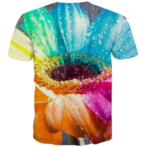
Flower T shirts Men Colorful Tshirt Printed Harajuku Tshirts Cool Funny Tshirt Anime Water Drops T-shirts 3d Short Sleeve - KYKU
                