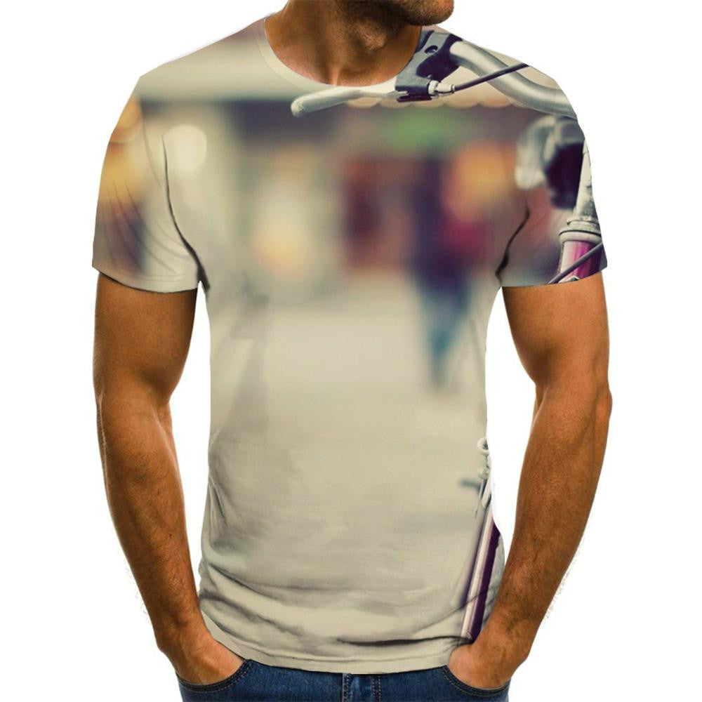 
Bicycle T shirt Men Street T-shirts 3d Art Anime Clothes Mens Clothing Hip hop
                