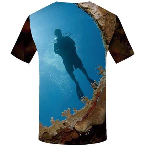 
Eye T shirts Men Refraction Tshirts Novelty Fish Tshirts Cool Ocean Tshirt Printed Harajuku Shirt Print Short Sleeve T shirts - KYKU
                