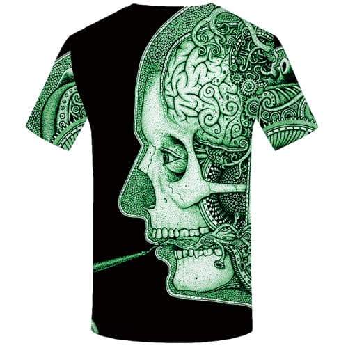 
Skull T-shirt Men Mechanical T-shirts Graphic Skeleton Tshirts Casual Retro Tshirt Anime Gothic Tshirt Printed Short Sleeve - KYKU
                