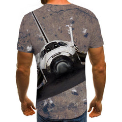 Airship shirt Cool air ship Casual art costume flying ship men