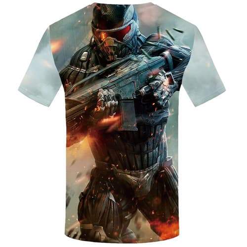 
Gun T shirts Men War T-shirts 3d Metal Shirt Print Game Tshirts Cool Flame Tshirt Printed Short Sleeve summer Men Tops Male Rock - KYKU
                