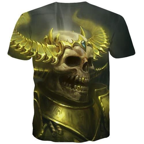 
Skull T shirts Men Military Shirt Print Gothic T-shirts 3d Hip Hop T-shirts Graphic Punk Rock Tshirts Casual Short Sleeve - KYKU
                