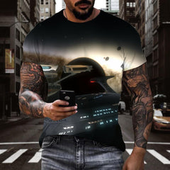 t shirt Airship top tee air ship men art costume flying ship Cool