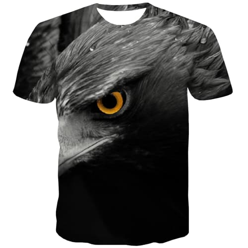 
Animal T-shirt Men Feather Tshirts Casual Eye Shirt Print Leisure Tshirt Anime Hip Hop T shirts Funny Short Sleeve Hip hop - KYKU
                