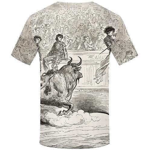 
Cattle T-shirt Men Animal Tshirts Novelty Spain Tshirts Cool Graffiti Tshirt Printed Vintage Shirt Print Short Sleeve Hip hop - KYKU
                