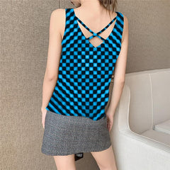 Hypnosis Tank-Top women Dizziness Vest Print Abstract Anime Clothes Psychedelic Vest Printed