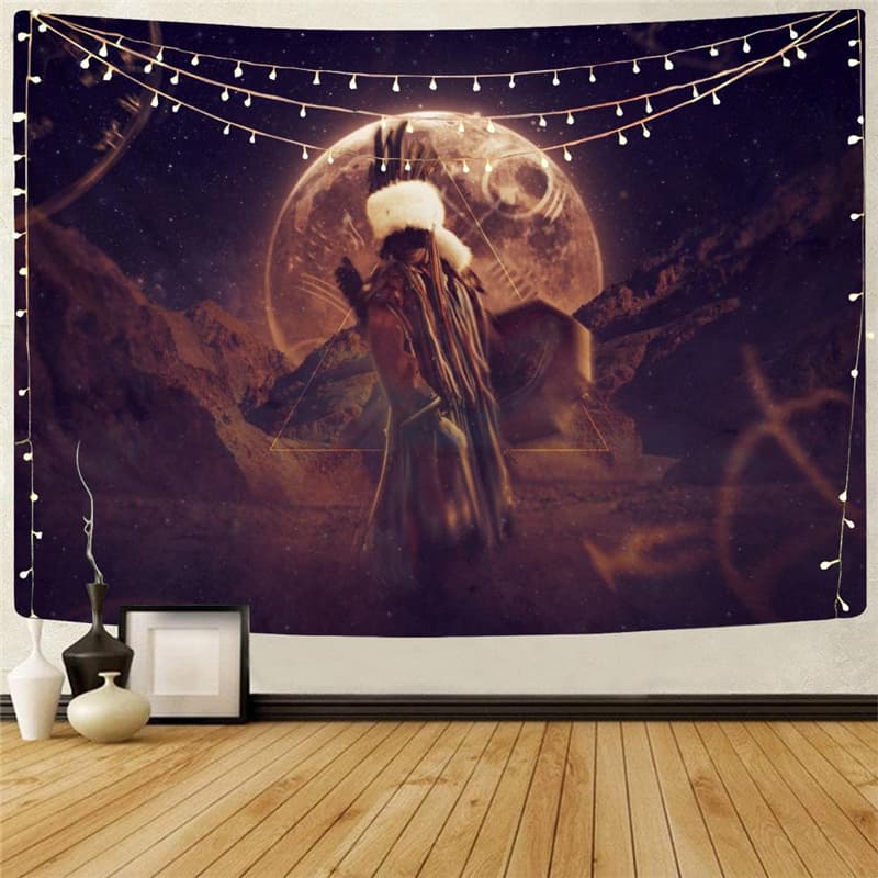 
Indios Tapiz Galaxy Rug Wall Space Home Tapestrys Wall Hanging Mandala
                