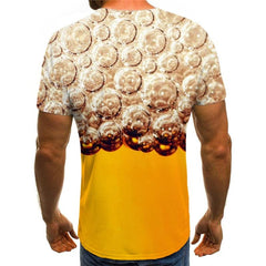 Beer T-shirt Men Novel Tshirt Printed Funny T-shirts 3d Harajuku Anime Clothes