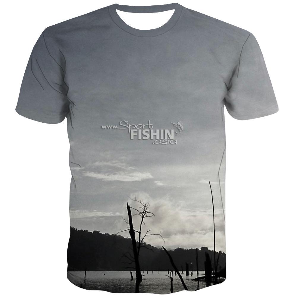 
fishing T shirts Men fish Tshirt Anime Short Sleeve T shirts Tops Streetwear - KYKU
                